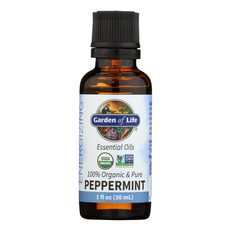 Garden of Life Essential Oil Peppermint (Pack of 1 Fl. Oz.) - Cozy Farm 