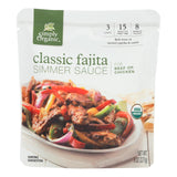 Simply Organic Classic Fajita Simmer Sauce [Pack of 6 - 8 Oz.] Organic - Cozy Farm 