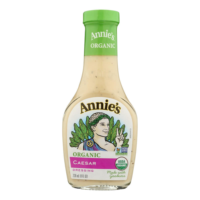 Annie's Organic Caesar Dressing, Rich and Creamy, 6 - 8 Fl Oz Bottles - Cozy Farm 