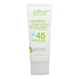 Alba Botanica Sensitive Sheer Touch Mineral Sunscreen SPF 50 (3 Oz.) - Cozy Farm 