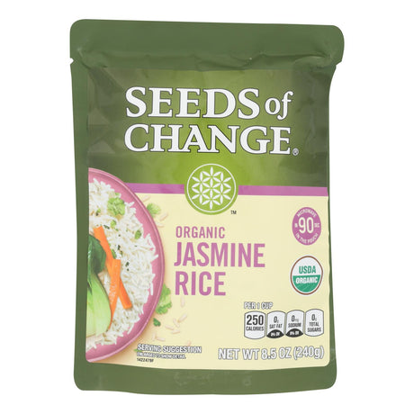 Seeds of Change Jasmine Rice, 8.5 Oz. (12 Pack) - Cozy Farm 