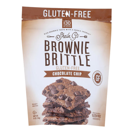 Sheila G's Brownie Brittle Chocolate Chip Gluten Free (Pack of 12 - 4.5 Oz.) - Cozy Farm 