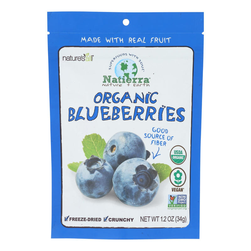 Natierra Organic Freeze-Dried Blueberries - 12 x 1.2 Oz - Cozy Farm 