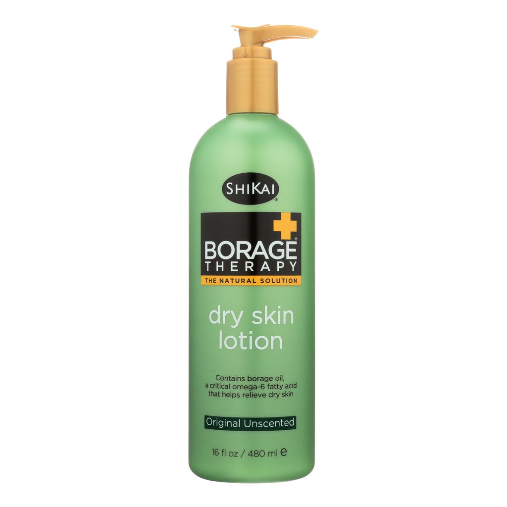 Shikai Borage Therapy Dry Skin Lotion Unscented (Pack of 16 Fl Oz) - Cozy Farm 