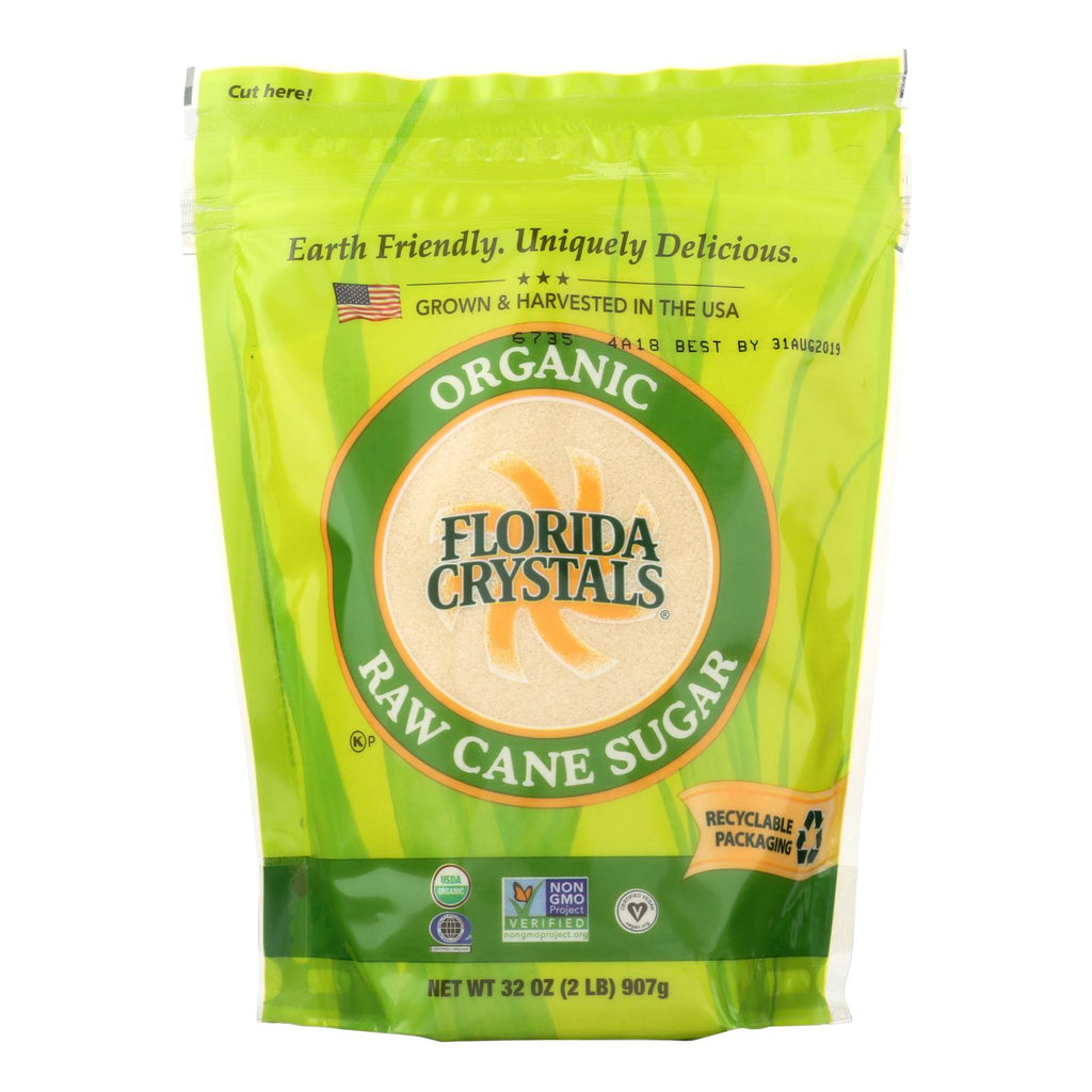 Florida Crystals Organic Cane Sugar (Pack of 6) - 2 Lb. - Cozy Farm 