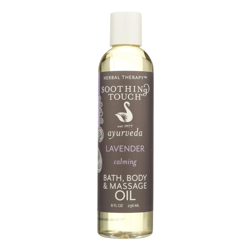 Soothing Touch Lavender Bath and Body Oil for Relaxation (8 Oz.) - Cozy Farm 