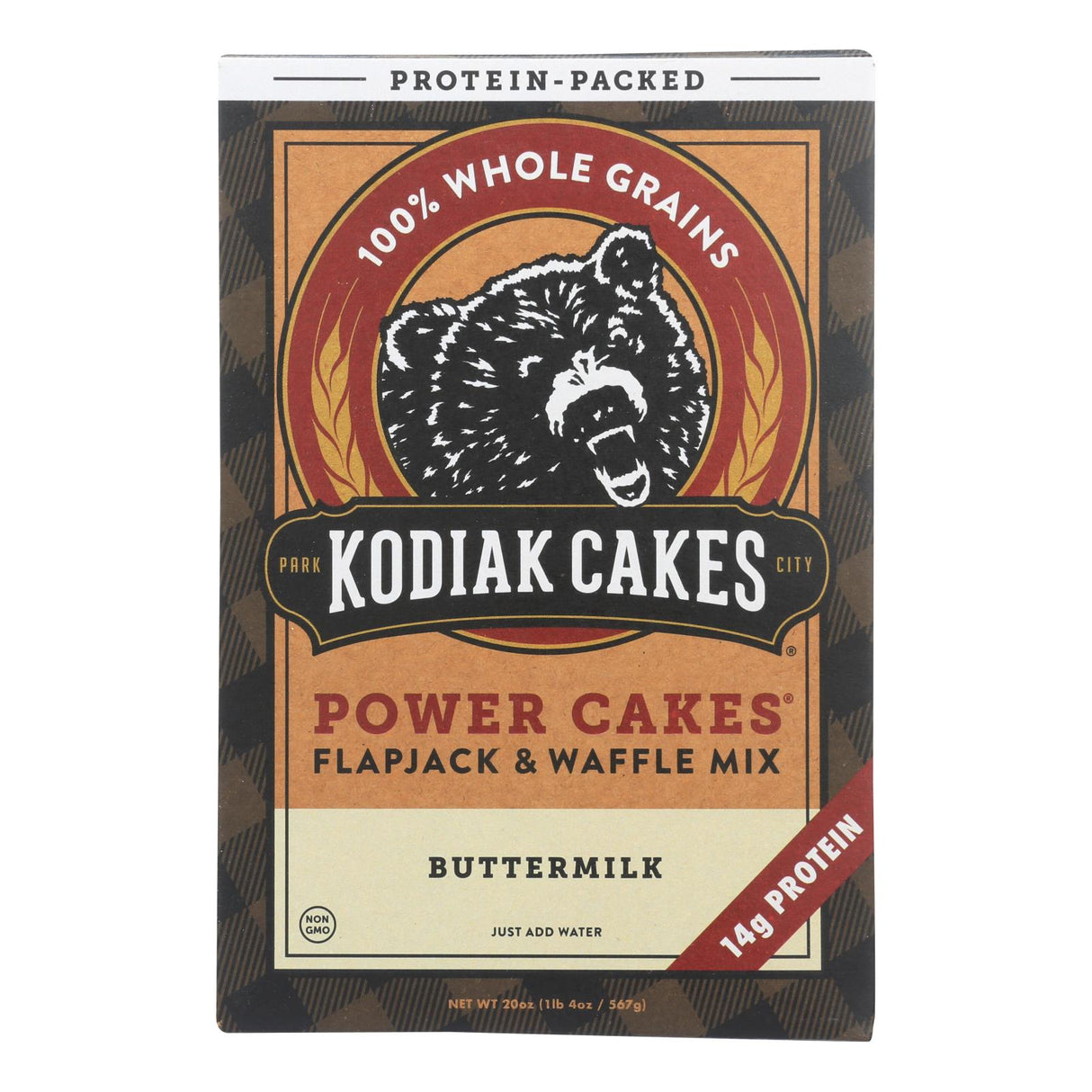Kodiak Cakes Powercakes Flapjack & Waffle Mix (Pack of 6 - 20 Oz.) - Cozy Farm 