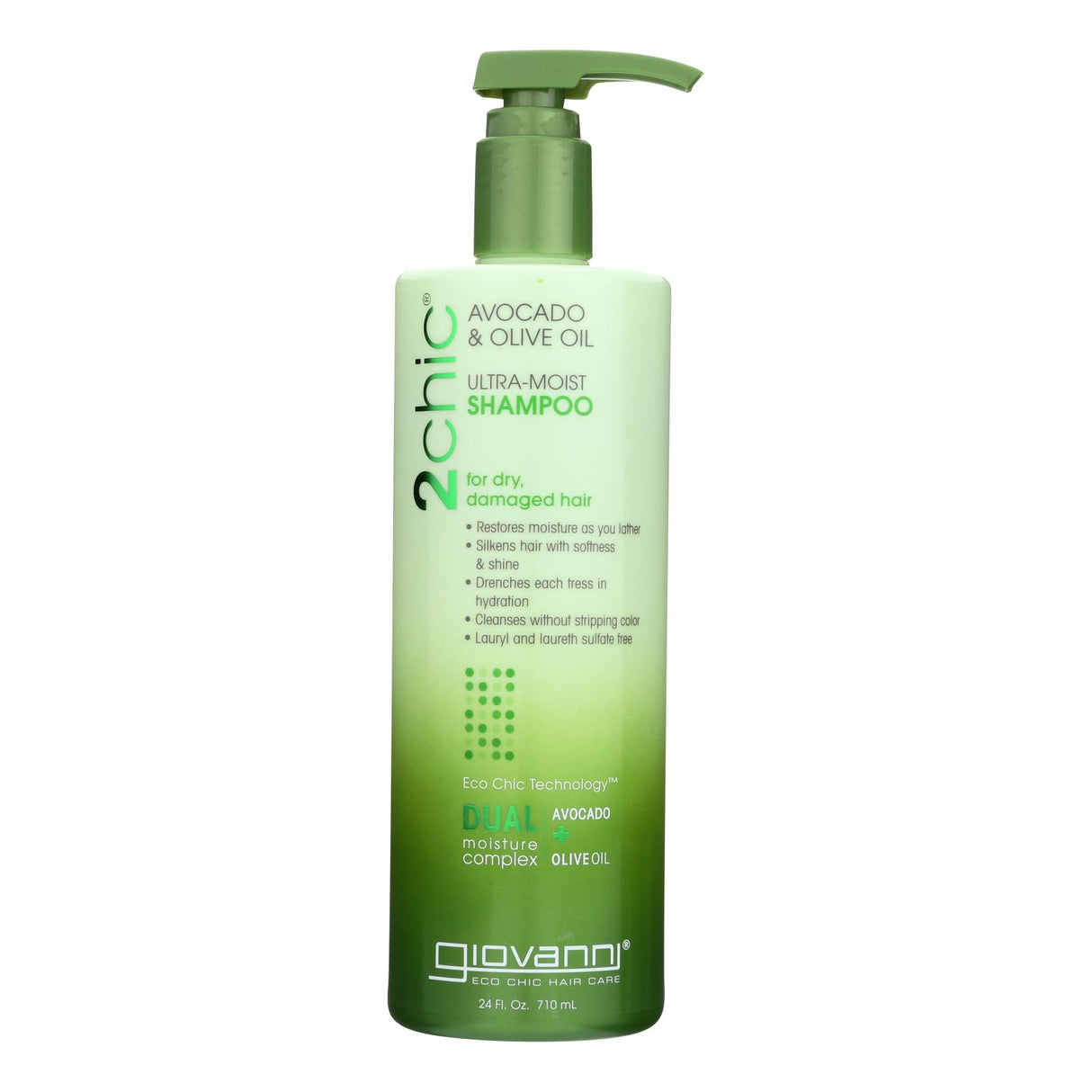 Giovanni 2chic Avocado & Olive Oil Ultra-Moist Shampoo - 24 Fl Oz - Cozy Farm 