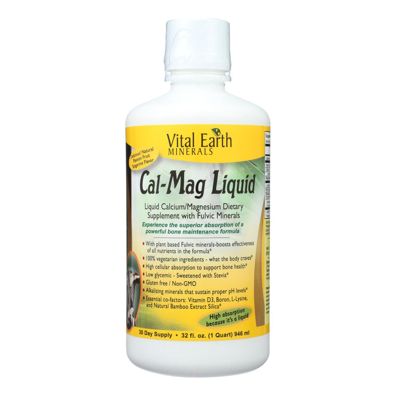 Vital Earth Minerals Cal-Mag Liquid Calcium Magnesium Supplement - Cozy Farm 