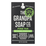 Grandpa's Pine Tar Bar Soap - 3.25 Oz Refreshing Antibacterial Cleansing - Cozy Farm 