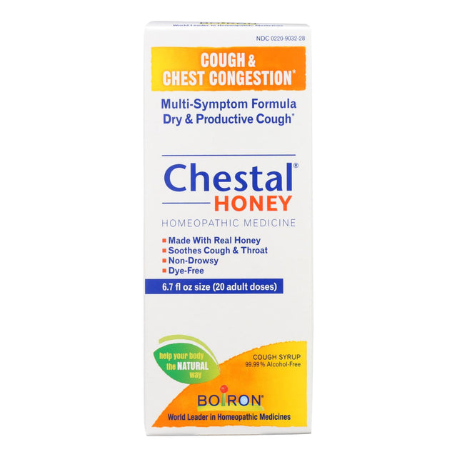 Boiron Chestal Honey Cough & Chest Congestion | Adult Formula | 6.7 Oz - Cozy Farm 