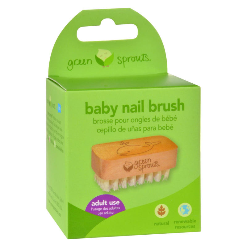 Green Sprouts Baby Nail Brush with Soft Bristles for Gentle Cleaning - Cozy Farm 
