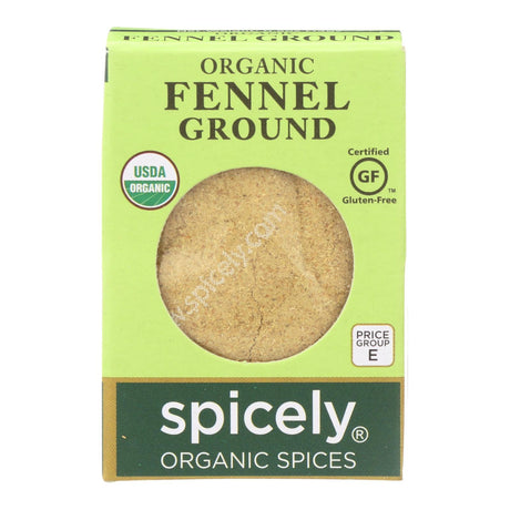 Spicely Organics Ground Fennel, 0.5 Oz. (Pack of 6) - Cozy Farm 