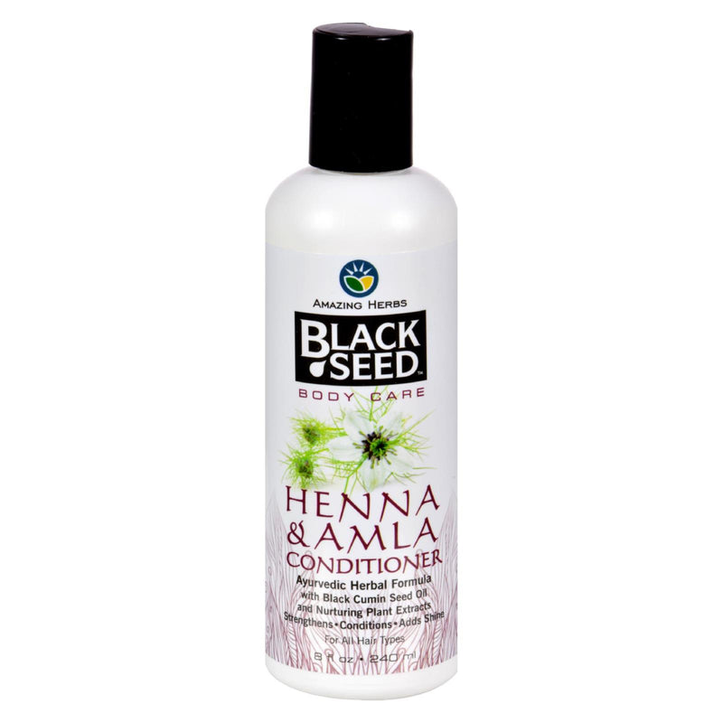 Black Seed Conditioner with Henna and Amla for Nourished Hair, 8 oz. - Cozy Farm 