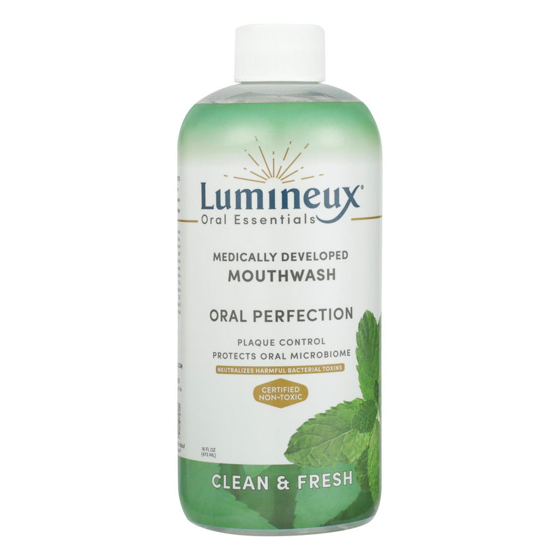 Lumineux  Oral Essentials Clean & Fresh Mouthwash - 16 Fl Oz - Cozy Farm 