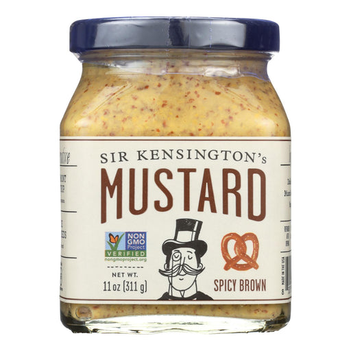 Sir Kensington's Spicy Brown Mustard (Pack of 6 - 11 Oz.) - Cozy Farm 