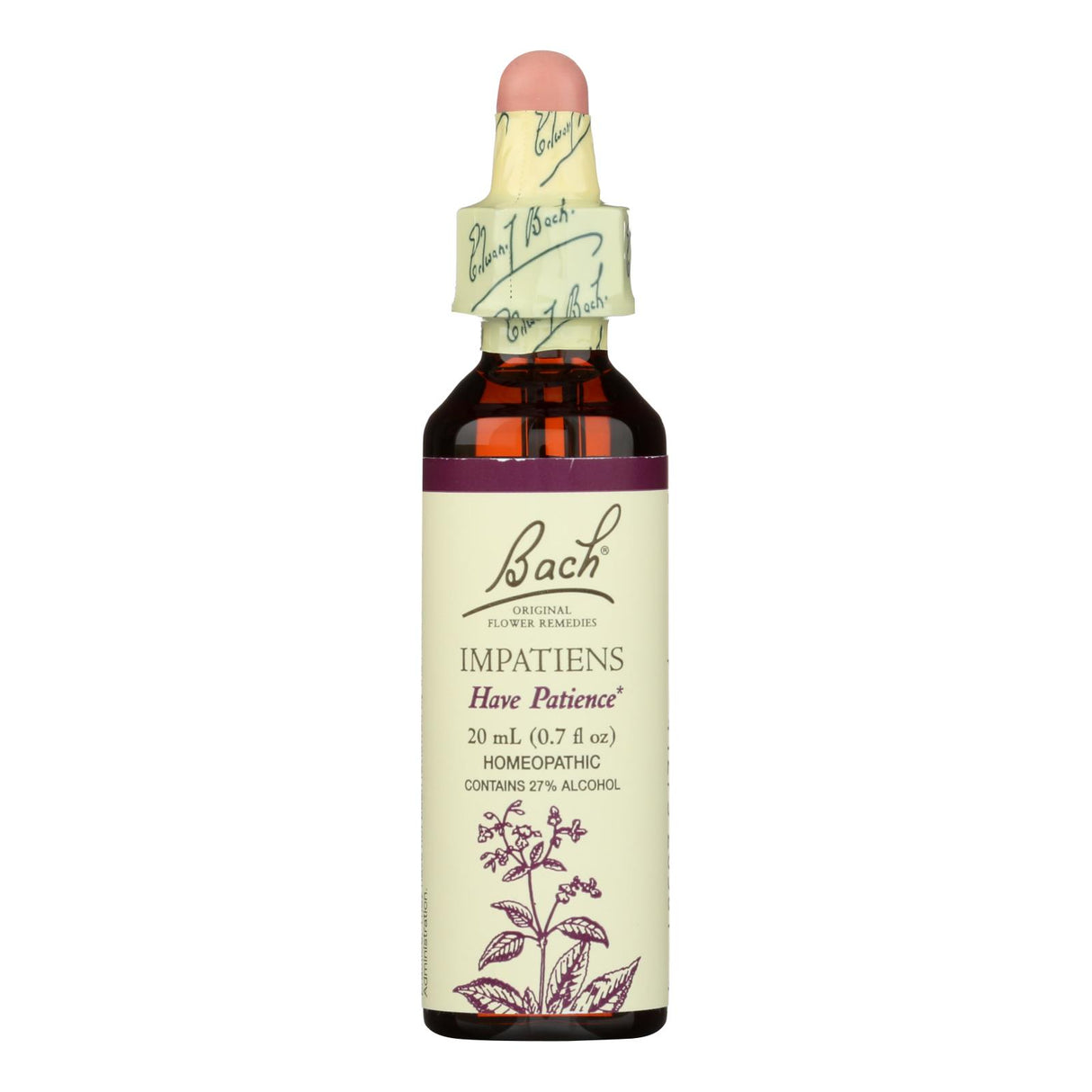 Bach Flower Remedies Impatiens Essence - 0.7 Fl Oz - Cozy Farm 