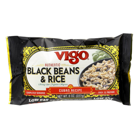 Vigo Black Bean & Rice, 12 Pack, 8 Oz. Per Cup - Cozy Farm 