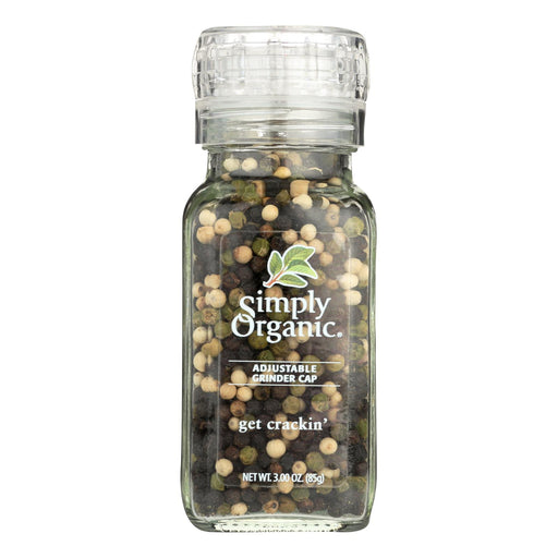 Simply Organic Grindable Black Peppercorn & Sea Salt Mix (3 Oz) - Cozy Farm 