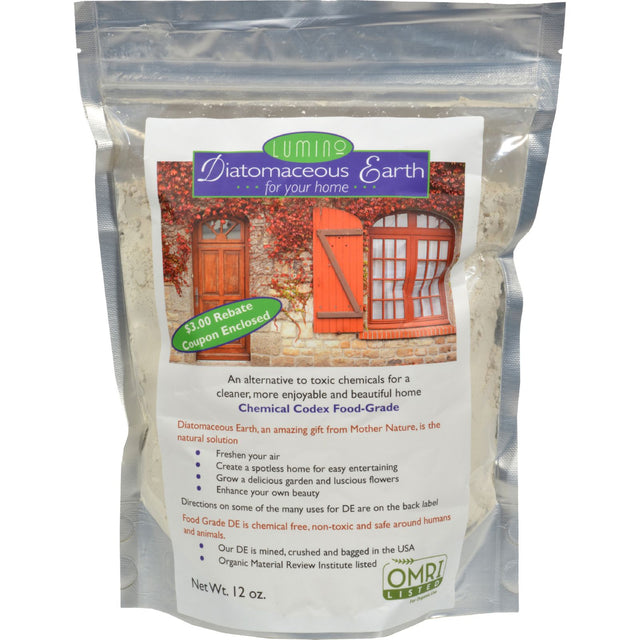 Lumino Diatomaceous Earth for Home (12 Oz.) - Cozy Farm 