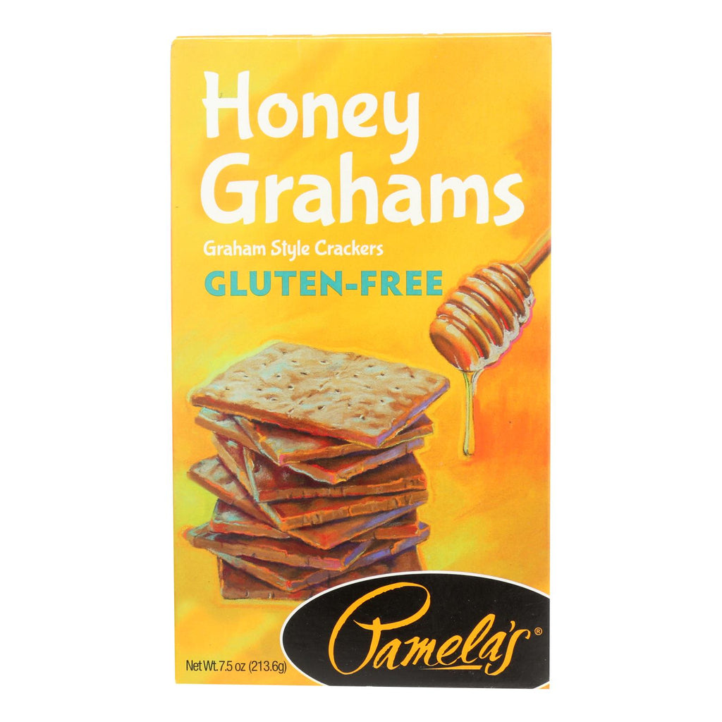 Pamela's Products Graham-Style Crackers with Honey (Pack of 6 - 7.5 Oz.) - Cozy Farm 