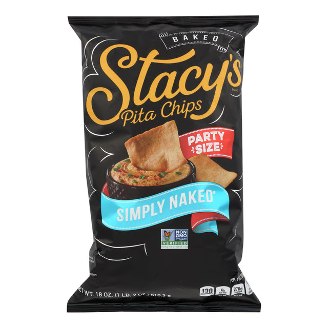 Stacy's Pita Chips Simply Naked (Pack of 6 - 18 Oz.) - Cozy Farm 