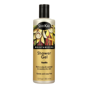 Shikai Vanilla Shower Gel (12 Oz.) - Cozy Farm 