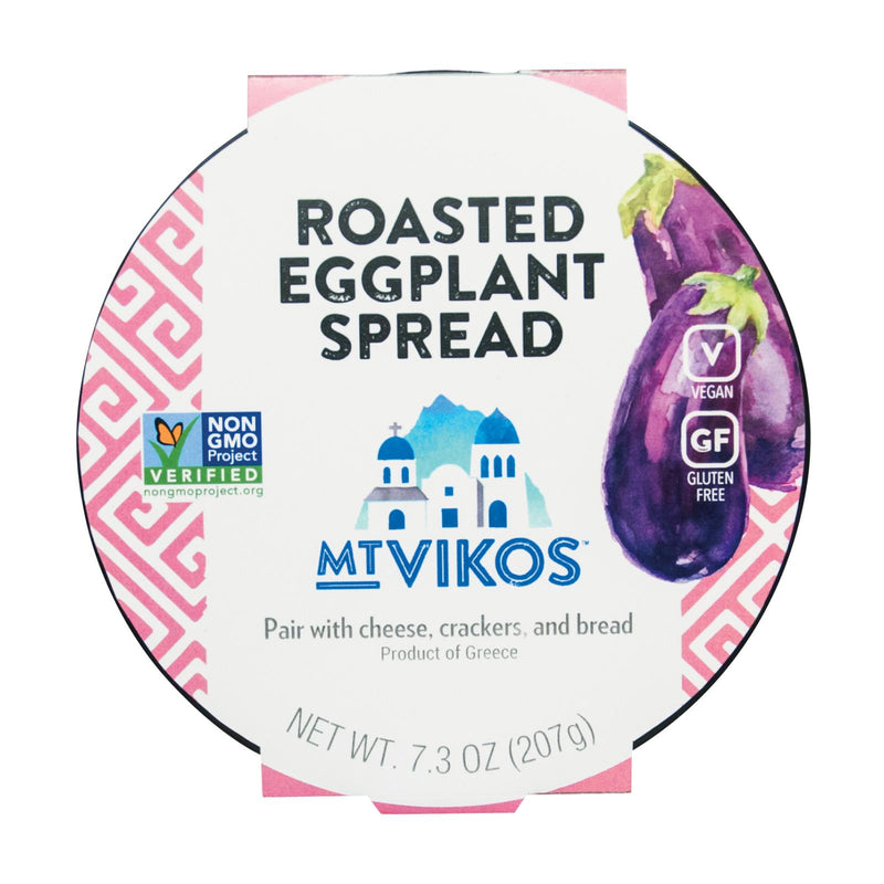 Roasted Eggplant Dip by Mt Vikos, (6 - 7.3 Oz. Jars) - Cozy Farm 