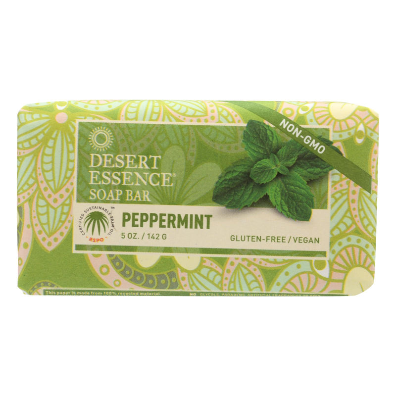 Desert Essence Peppermint Bar Soap (5 Oz.) - Cozy Farm 