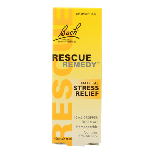 Bach Flower Remedies Rescue Remedy Stress Relief Drops - 0.35 Fl Oz - Cozy Farm 