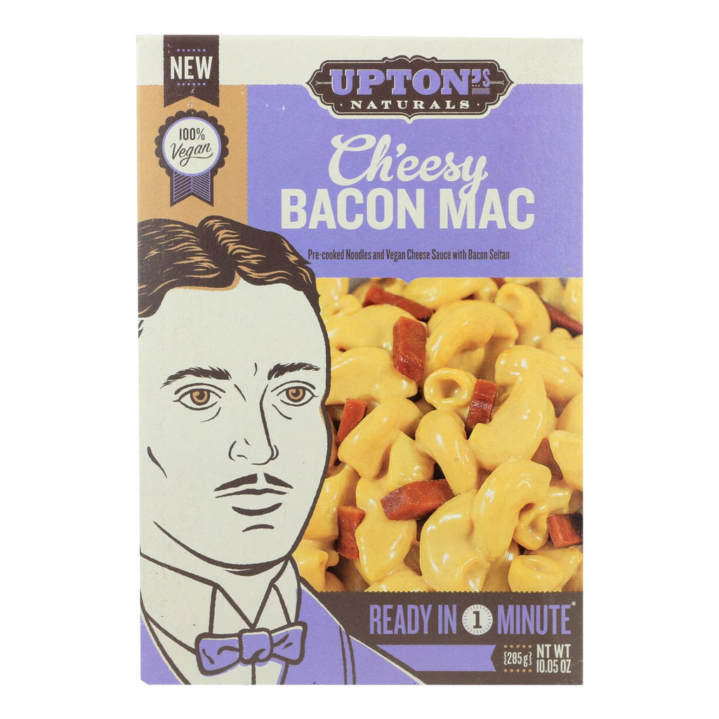 Upton's Naturals Macaroni Ch'eesy Bacon (Pack of 6 - 10.05 Oz.) - Cozy Farm 