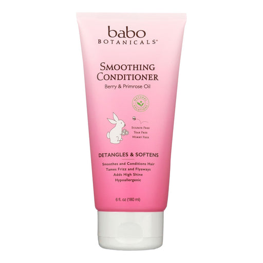 Babo Botanicals Detangling Conditioner - Smooths Tangles with Berry Primrose Extract (6 Oz.) - Cozy Farm 