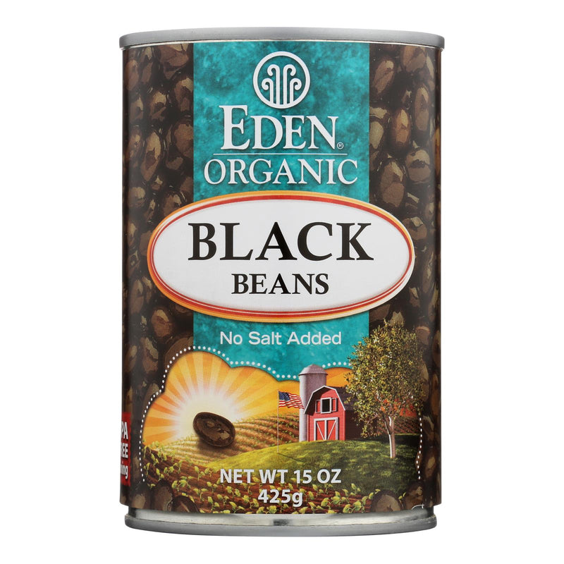 Eden Foods Organic Black Beans - 12 Pack, 15 Oz. - Cozy Farm 