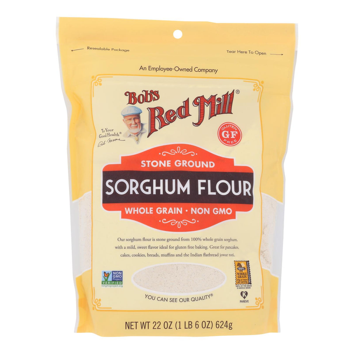 Bob's Red Mill Sorghum Flour, 4-Pack (22 Oz) | Gluten-Free Baking - Cozy Farm 