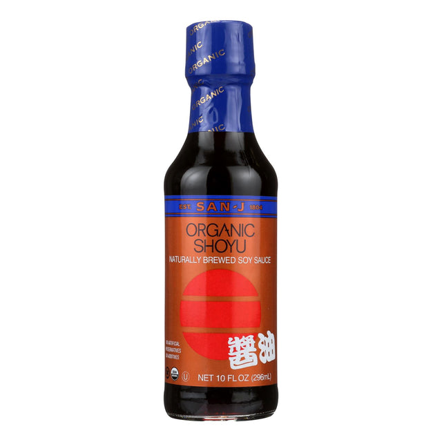 San-J Organic Shoyu Soy Sauce, 10 Fl Oz (Pack of 6) - Cozy Farm 