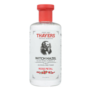 Thayers Alcohol-Free Witch Hazel Toner, 12 Fl Oz with Aloe Vera & Rose Water - Cozy Farm 