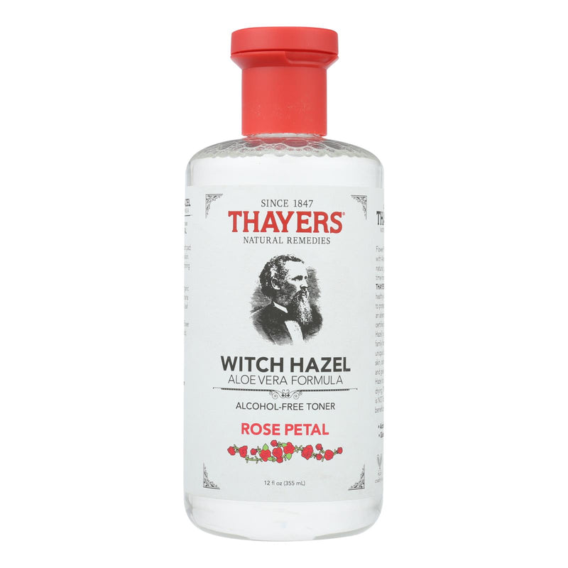 Thayers Alcohol-Free Witch Hazel Toner, 12 Fl Oz with Aloe Vera & Rose Water - Cozy Farm 