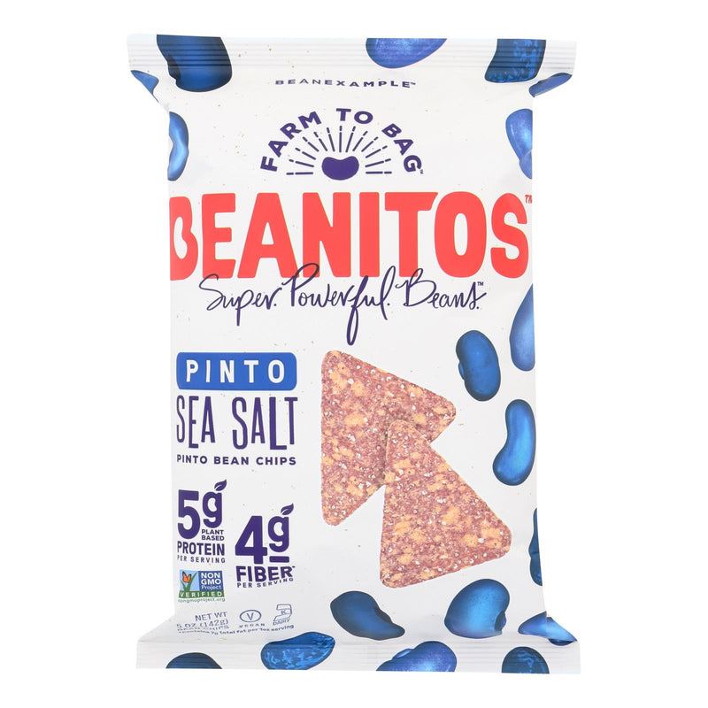Beanitos Pinto Bean Chips Sea Salt (Pack of 6) - 5 Oz. - Cozy Farm 