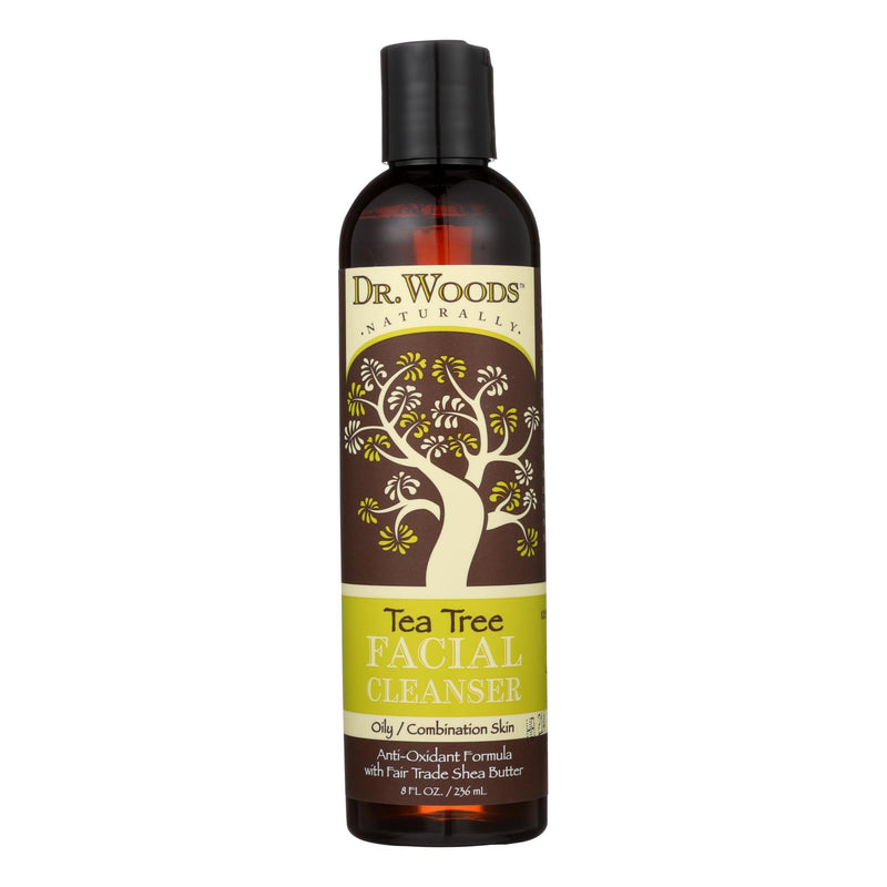 Dr. Woods Tea Tree Refreshing Facial Cleanser - Deep Cleanse Formula | 8 Oz. - Cozy Farm 