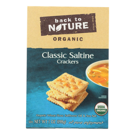 Back To Nature Organic Classic Saltine Crackers, 6 - 7 Oz Packs - Cozy Farm 