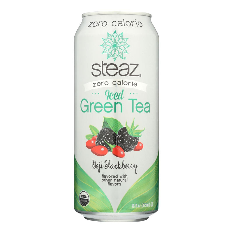 Steaz Zero Calorie Green Tea - Blackberry (12-Pack, 16 Fl. Oz. Bottles) - Cozy Farm 