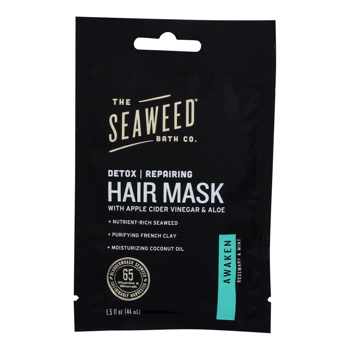 The Seaweed Bath Co Detox Awaken Hair Mask (1.5 Oz., Pack of 6) - Cozy Farm 