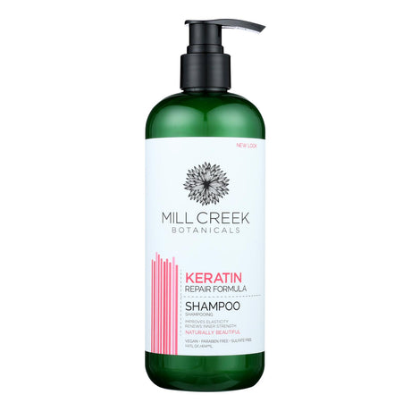 Mill Creek Botanicals Keratin Shampoo Repairing Formula, 14 Fl. Oz. - Cozy Farm 