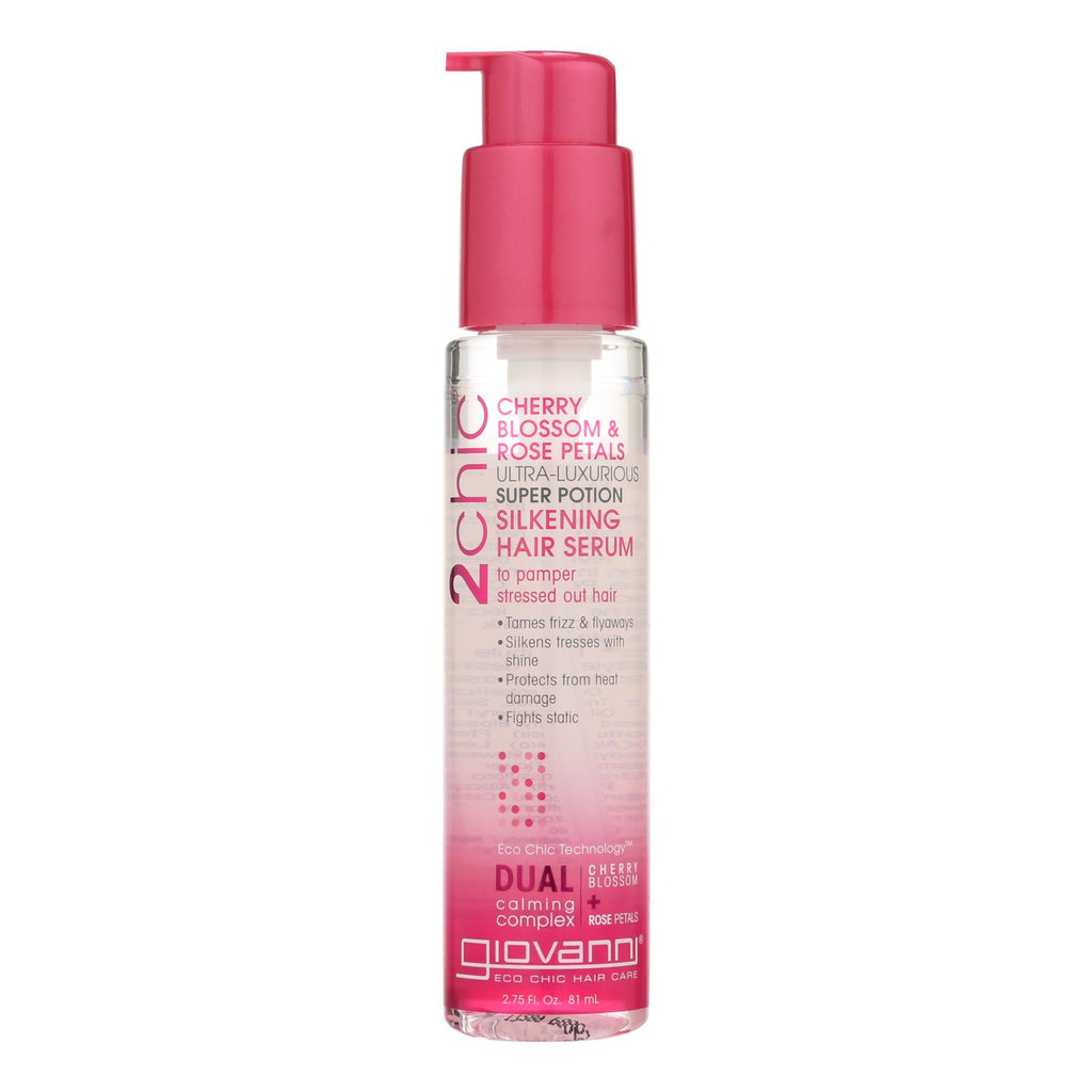 Giovanni Hair Care Products 2chic  - Hair Serum with Cherry Blossom Scent - 2.75 Fl Oz - Cozy Farm 