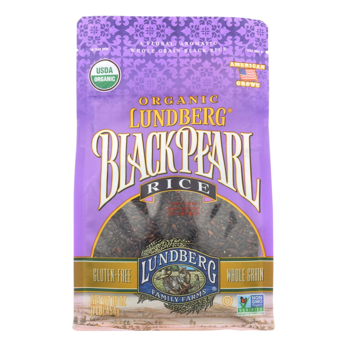 Lundberg Family Farms Organic Black Pearl Rice, 6-1 lb. Packs - Cozy Farm 