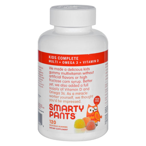 Smartypants Kids All-in-One Multivitamin + Omega 3 + Vitamin D Gummies (120-Count) - Cozy Farm 