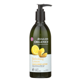 Avalon Organics Restorative Lemon Hand and Body Lotion - 12 Fl Oz - Cozy Farm 