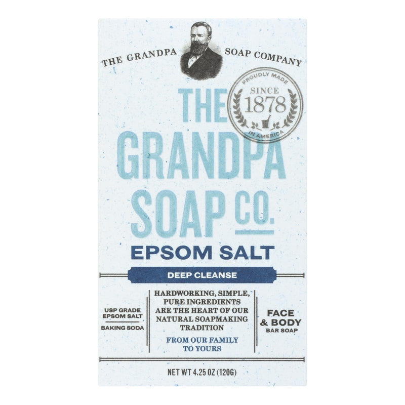 Grandpa's Epsom Salt Soap Bar, 4.25 Oz - Cozy Farm 