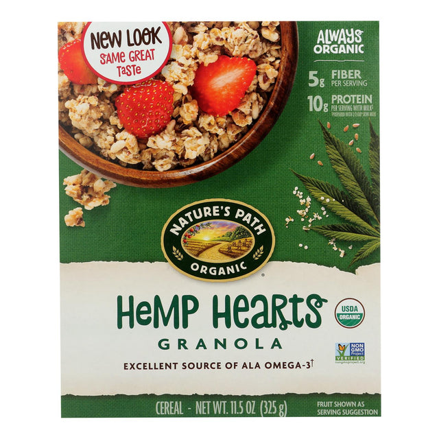 Nature's Path Organic Hemp Plus Granola - 11.5 Oz. Pack of 12 - Cozy Farm 