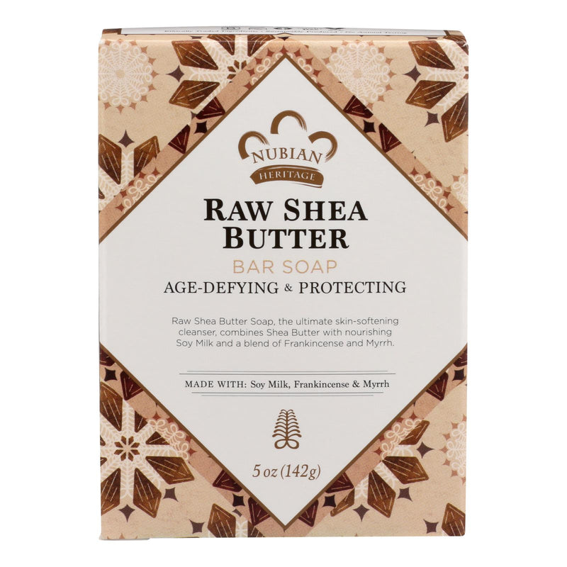 Nubian Heritage Raw Shea Butter Bar Soap (5 Oz.) - Cozy Farm 